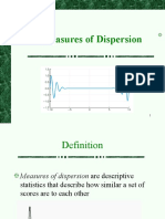 Measures of Dispersion - Descriptive Stats for Data Variability
