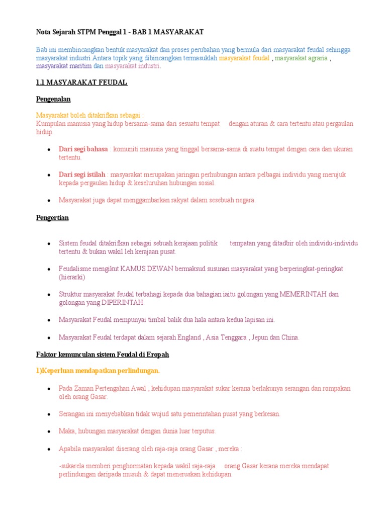 Nota Sej Stpm Penggal 1 Pdf