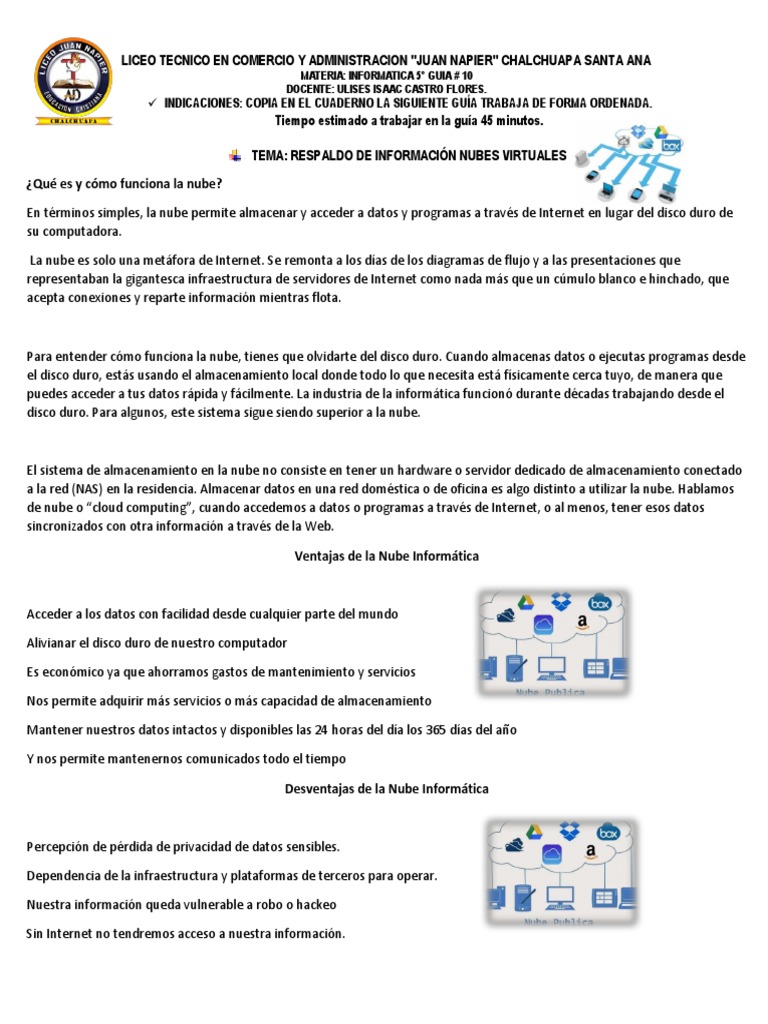 El almacenamiento en la nube y sus beneficios una guía explicativa