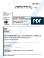 NBR 13993 - 2002 - Álcool Etilico Combustivel - Determinacao Do Teor de Gasolina