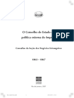 Conselho de Estado analisa política externa do Império Brasileiro entre 1863-1867