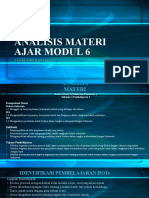 Analisis Materi Ajar Modul 6