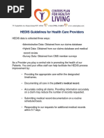 HEDIS Guidelines For Health Care Providers 2020