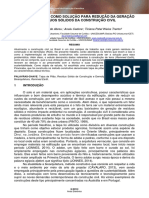 Bioarquitetura como solução para redução de resíduos da construção civil