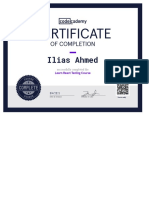 Profile - Ilias Ahmed _ Codecademyreacttest