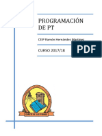 Programación PT CEIP 2017