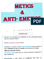 Emetics & Antiemetics Drug