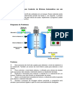 Programa PLC para Controle de Mistura Automática em um Tanque