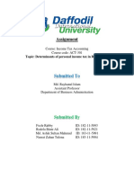 Income Tax (Think Positive) Group Assignment