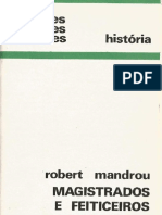 Magistrados e Feiticeiros Na França Do Século XVII- Robert Mandrou