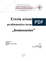 001 REFERAT Erezia Ariana Si Problematica Termenului Homoousios