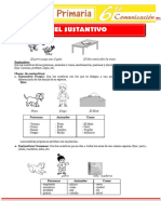 Definición Del Sustantivo para Sexto de Primaria