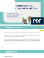 Introducción Al Manejo de Materiales