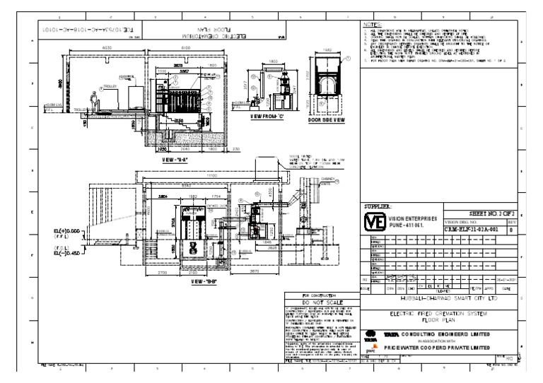 Furnace Layout and Components Drawing | PDF