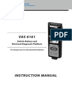 VAS6161 - VAS 6161 Battery Tester Instruction Manual