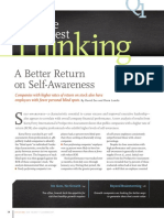 A Better Return On Self-Awareness