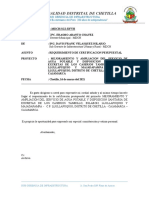 Informe #0015-2021 - Solicito Certificacion Presupuestal Agua Llullapuquio