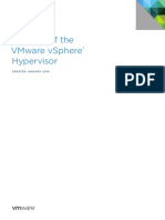 Security of The Vmware Vsphere Hypervisor: Updated January 2014