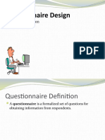 Questionnaire and Coding