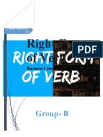Right-Form-of-Verb-GROUB B-BUS-131