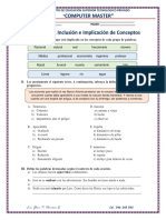 La Definición, Inclusión e Implicación de Conceptos Cmi