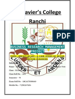 St. Xavier's College Ranchi: Business Research Management Project