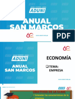 Anual San Marcos - Economía Semana 10