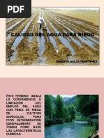 Calidad Del Agua Para Riego Palacios y Aceves-solis 2021