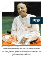 His Divine Grace A. C. Bhaktivedanta Swami Prabhupāda Founder-Ācārya of The International Society For Krishna Conciousness