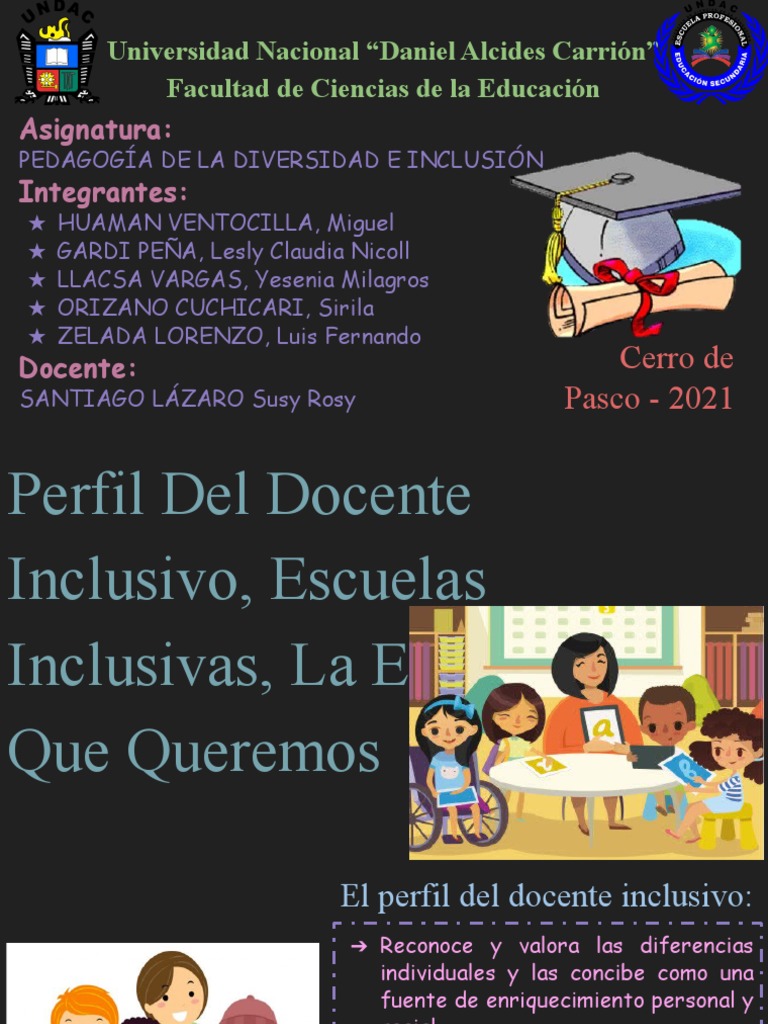 Docente Inclusivo y Escuelas Diversas | PDF | Aprendizaje | Inclusión ...