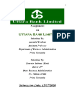 Uttara Bank Limited: History, Structure, Services and Products
