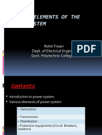 Various Elements of The Power System