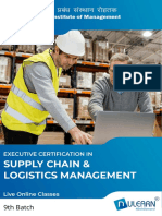 Supply Chain & Logistics Management: 9th Batch