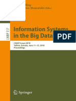 Information Systems in The Big Data Era: Jan Mendling Haralambos Mouratidis