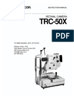 Camara Retinal Topcon Trc-50x Instruction Manual