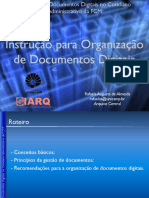 Organizacao de Documentos Digitais Rafaela - Workshop Documentos Digitais