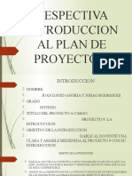 Respectiva Introduccion Al Plan de Proyecto 9