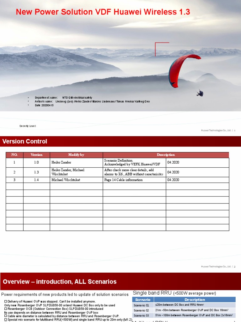 Huawei DC Box Power Scenarios Guide | PDF | Manufactured Goods ...
