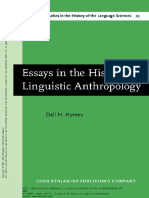 Hymes - Essays in The History of Linguistic Anthropology