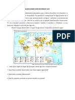 Pré-história transformações sobrevivência comunidades