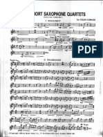 Five Short Saxophone Quartets SATB