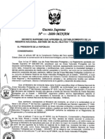 Decreto Supremo 024-2009