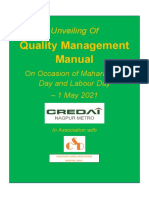 Quality Management Manual: Unveiling of