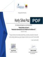 Certificado Kerly Silva Paz