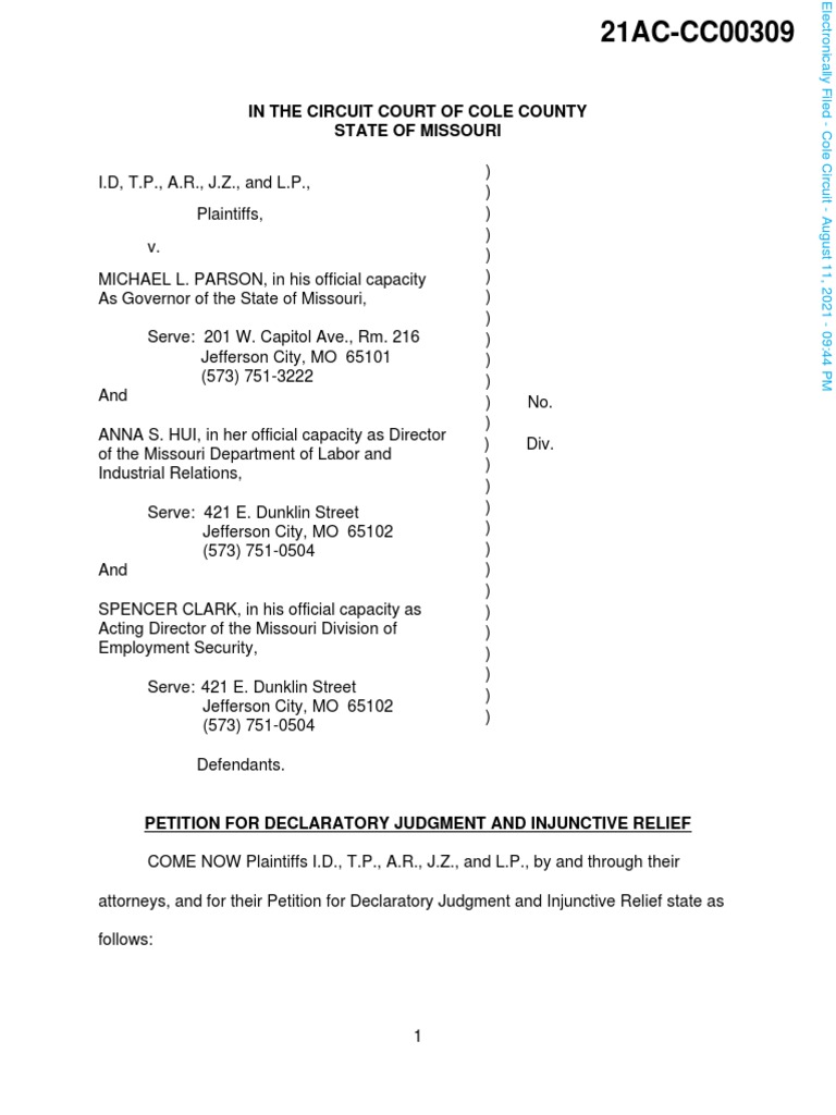 Lawsuit Filed in Missouri To Bring Back Weekly 300 Federal