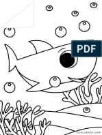 Baby Shark Doo Doo Coloring Pages