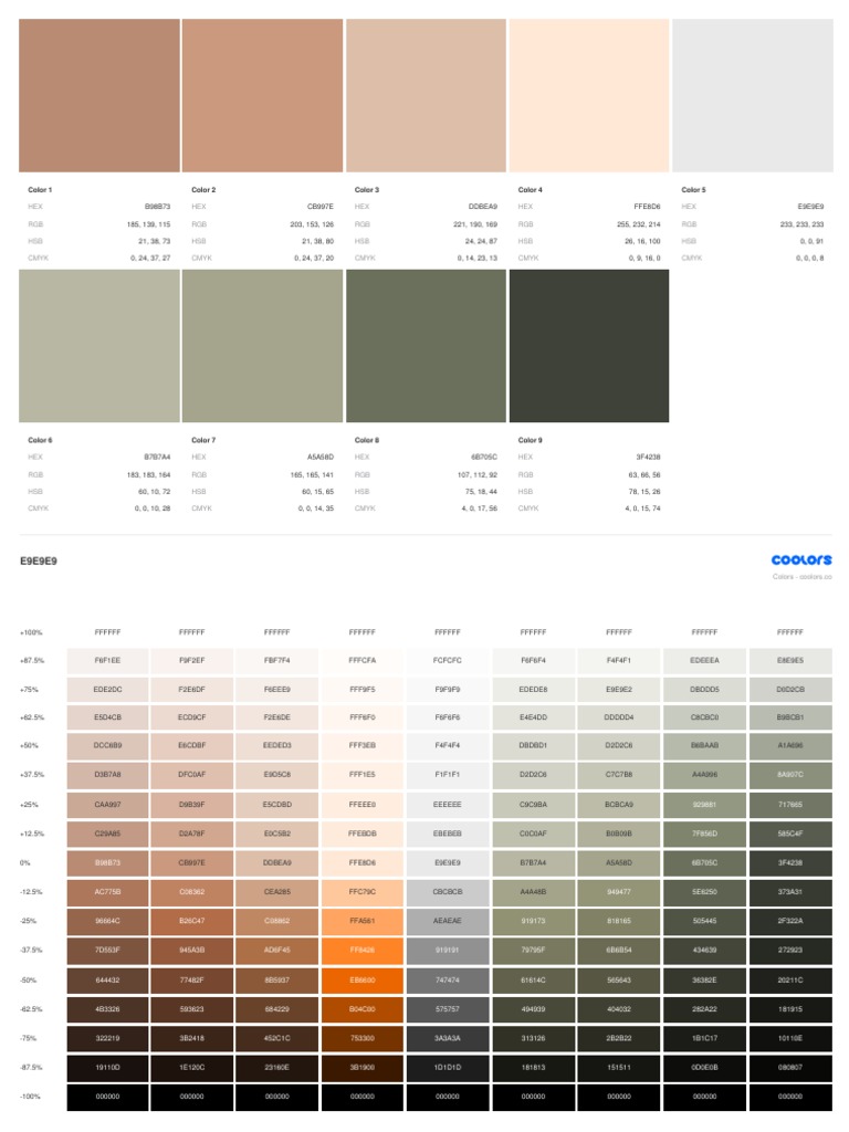 Color 1 Color 2 Color 3 Color 4 Color 5 | PDF | Computer Graphics ...