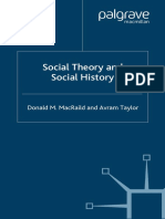 Donald M. MacRaild, Avram Taylor - Social Theory and Social History (Theory and History) (2005)