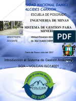 Sistema de Gestión Ambiental Minera