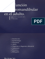 La Disfunción Temporomandibular en El Adulto.: Sandra Casado de Andrés MIR-4 MFYC 17-6-16 C.S. Casa Del Barco